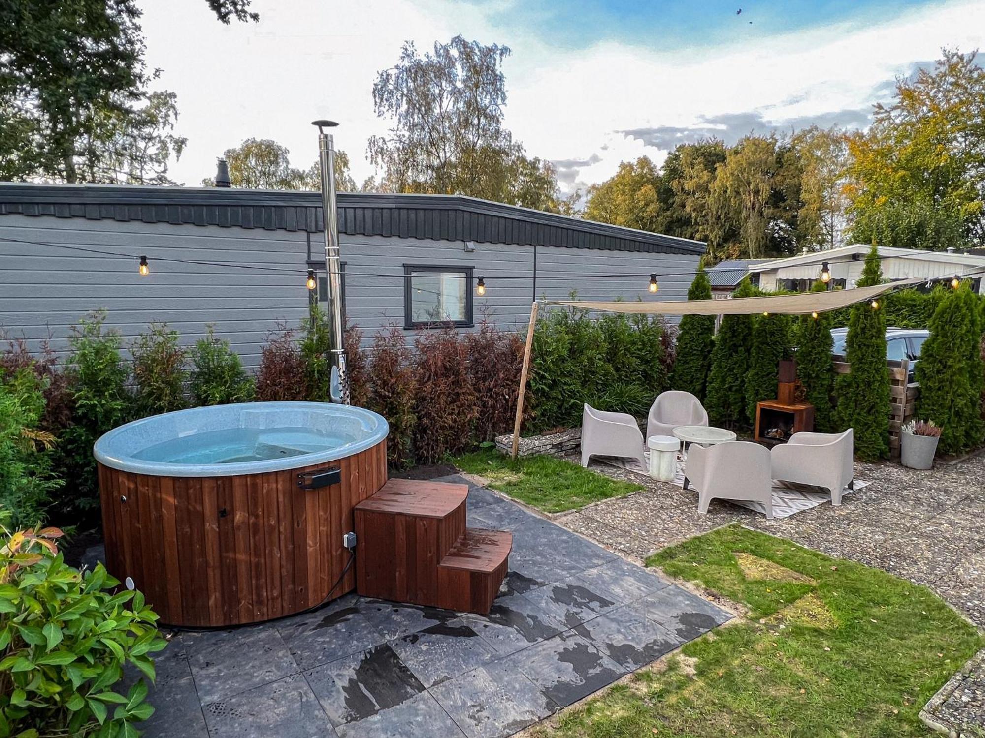 Bosrijk Chalet - Hottub - Veluwe Putten Zewnętrze zdjęcie